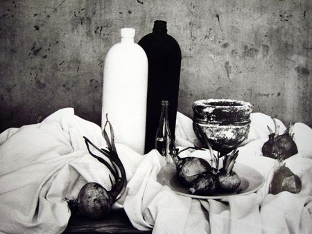 Mario Giacomelli. Natura Morta Con Cipolle.1956